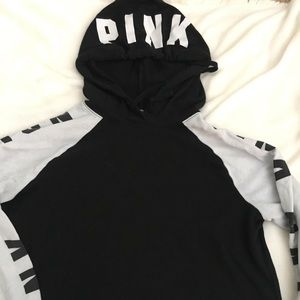 PINK cropped hoodie